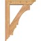 Ekena Millwork Balboa Traditional Smooth Bracket w/ Offset Brace, Western Red Cedar, 5 1/2"W x 24"D x 32"H BKT0604X24X32BOA01SWR - alternate 4